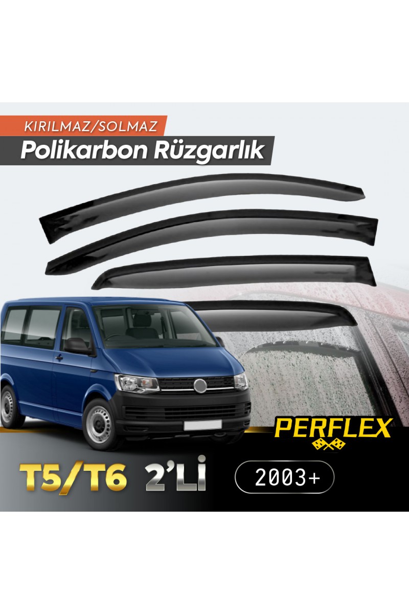 VW T5/T6 2li 2003 ve Sonrası Cam Rüzgarlığı V2 Mugen