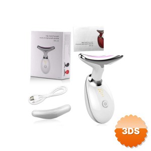 Kırışıklık Giderici Masaj Cihazı Işık Terapili USB Şarjlı