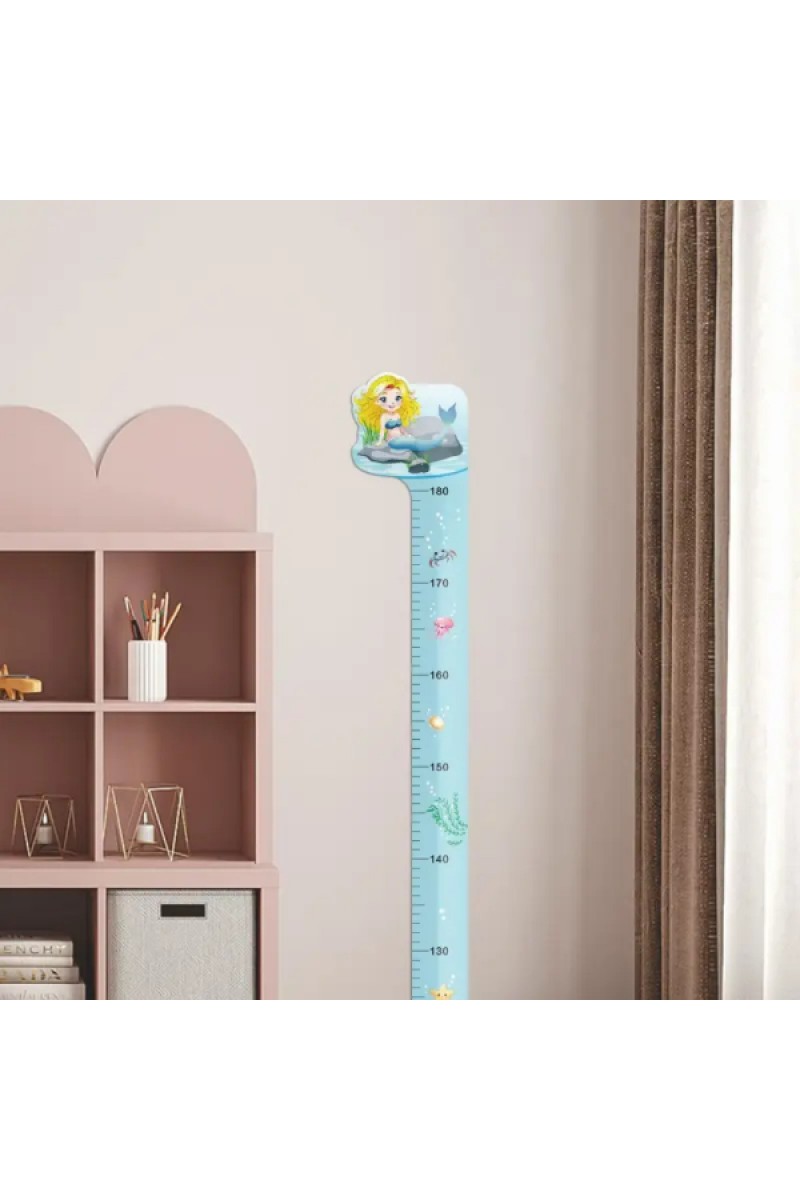 Sevimli Deniz Kızı Boy Ölçüsü Sticker