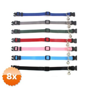 8 Adet Zilli Kedi Tasması