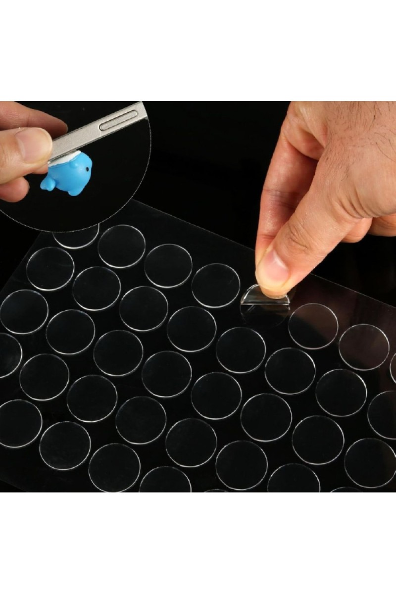 8 Adet - Çift Taraflı Yuvarlak Montaj Macunu - 42 Adet