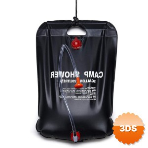 20 Litre Solar Isıtıcılı Kamp Duş Torbası PVC