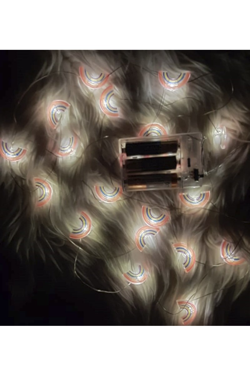 Led Işıklı Gökkuşağı Dekoratif İp