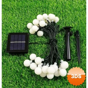 Solar 5 Metre 28 LED Top RGB Siyah Kablolu