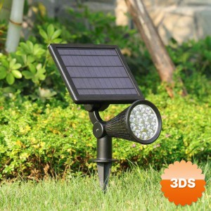 Solar 7W Kazıklı Bahçe Armatürü RGB Renk Seçenekli