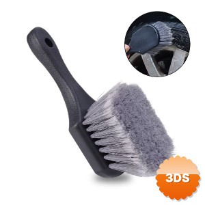 Oto Lastik ve Jant Yıkama Fırçası Yumuşak Kıllı Ergonomik Saplı