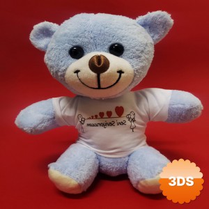 Seni Seviyorum Tişörtlü Peluş Ayıcık 25 cm