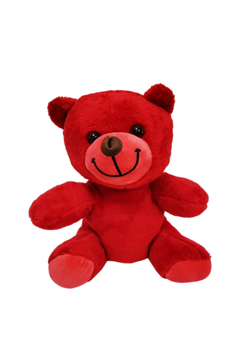 Kırmızı Peluş Oyuncak Ayıcık 25 cm