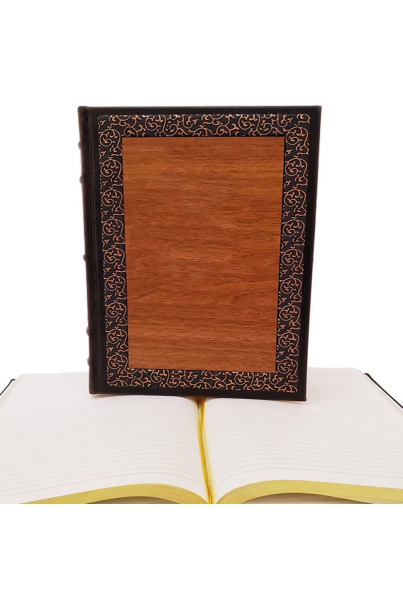 Ahşap Deri Defter 24x16.7x2 cm 180 Yaprak