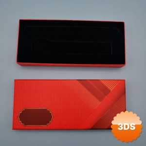 Kırmızı Renk Anahtarlık ve Kalem Kutusu 17x7.5x2.3 cm