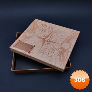 Pusula Temalı Hediye Kutusu 16x17x4 cm Mukavva