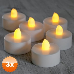 3 Adet Pilli Tealight Mum