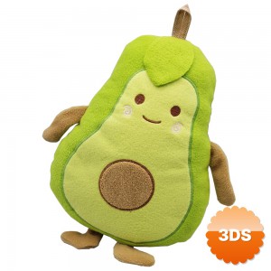 Küçük Boy Avokado Yastık 35x30 cm Polar Kumaş