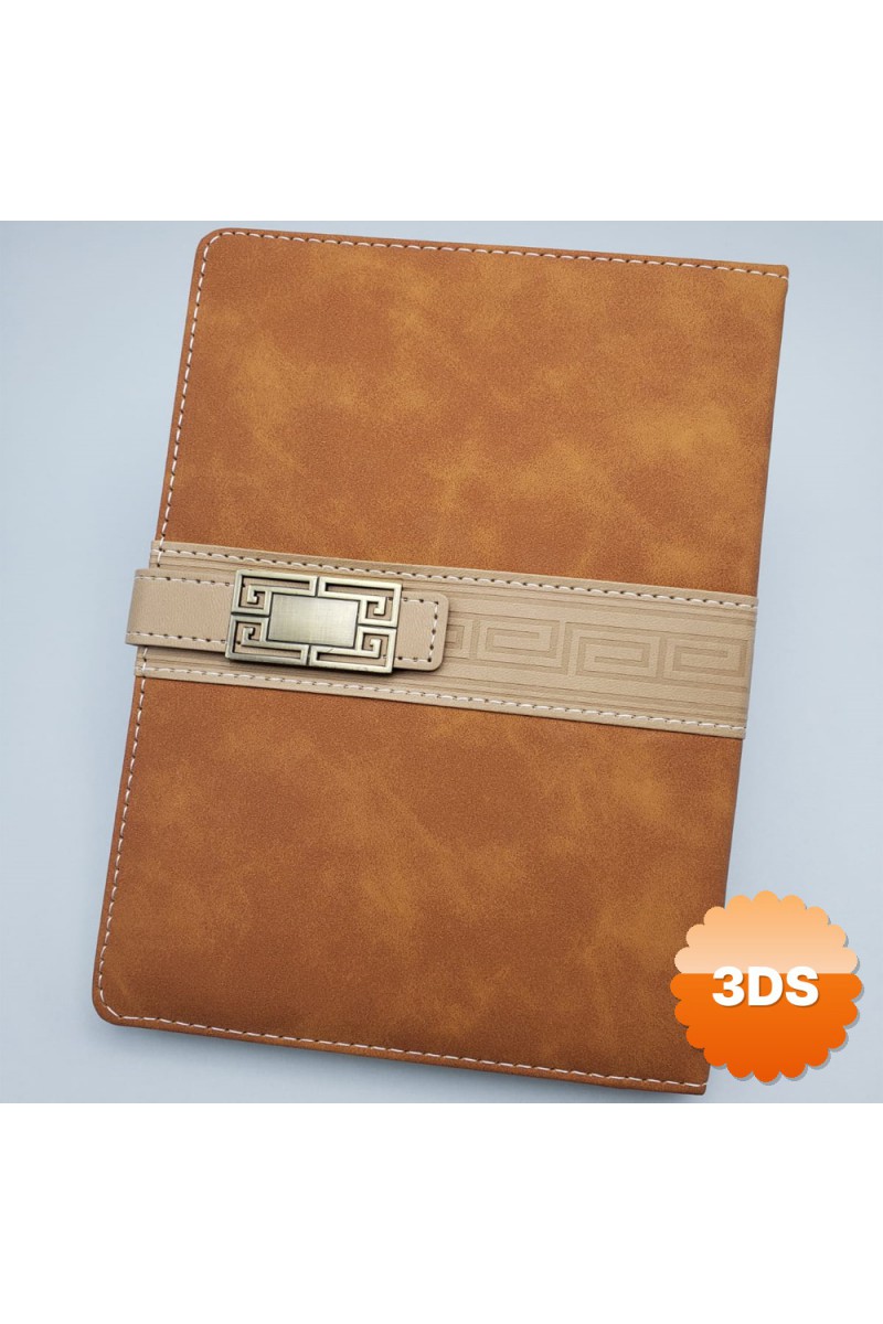 Tarihsiz Ajanda Defter Taba Rengi Termo Deri A5