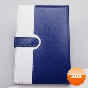 Tarihsiz Ajanda Defter Mavi Beyaz Termo Deri A5
