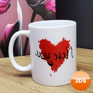I Love You Tasarımlı Kupa Bardak