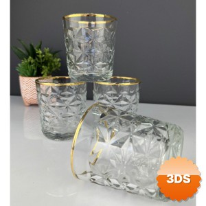 6'lı Kristal Meşrubat Bardağı 300 ml