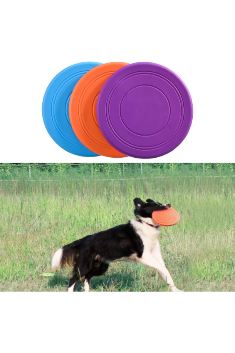 Silikon Frizbi Köpek Oyuncağı 17.5 cm Dayanıklı