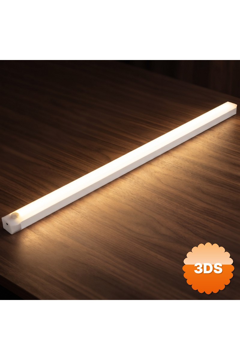 Sensörlü Uzun LED Işık Mıknatıslı Şarjlı 50 cm Hareket Sensörlü