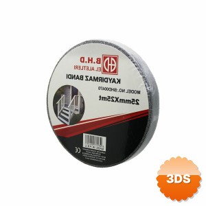 Kaydırmaz Siyah Bant 25 mm x 25 mt