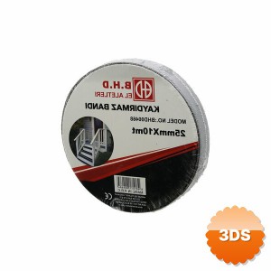 Kaydırmaz Siyah Bant 25 mm x 10 mt