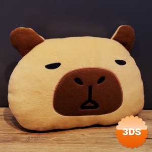 Peluş Capybara Yastık 30 cm Sevimli Tasarım