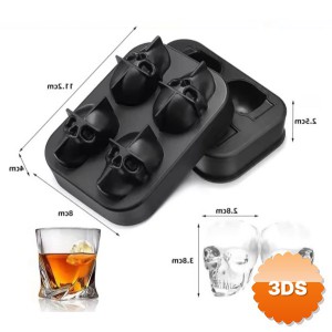 Kuru Kafa Şekilli Silikon Buz Kalıbı