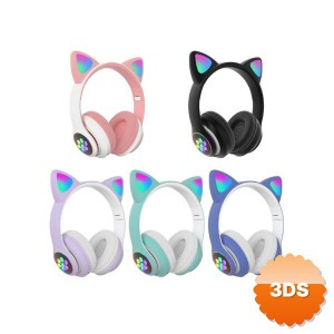 Kedi Figürlü Bluetooth Kulaklık