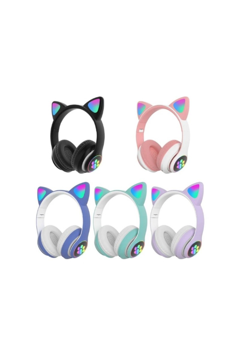 Kedi Figürlü Bluetooth Kulaklık