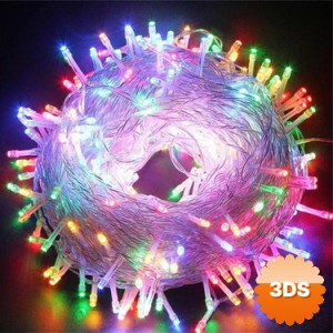 5m 30 Led RGB 2 Kademeli Şeffaf Kablo