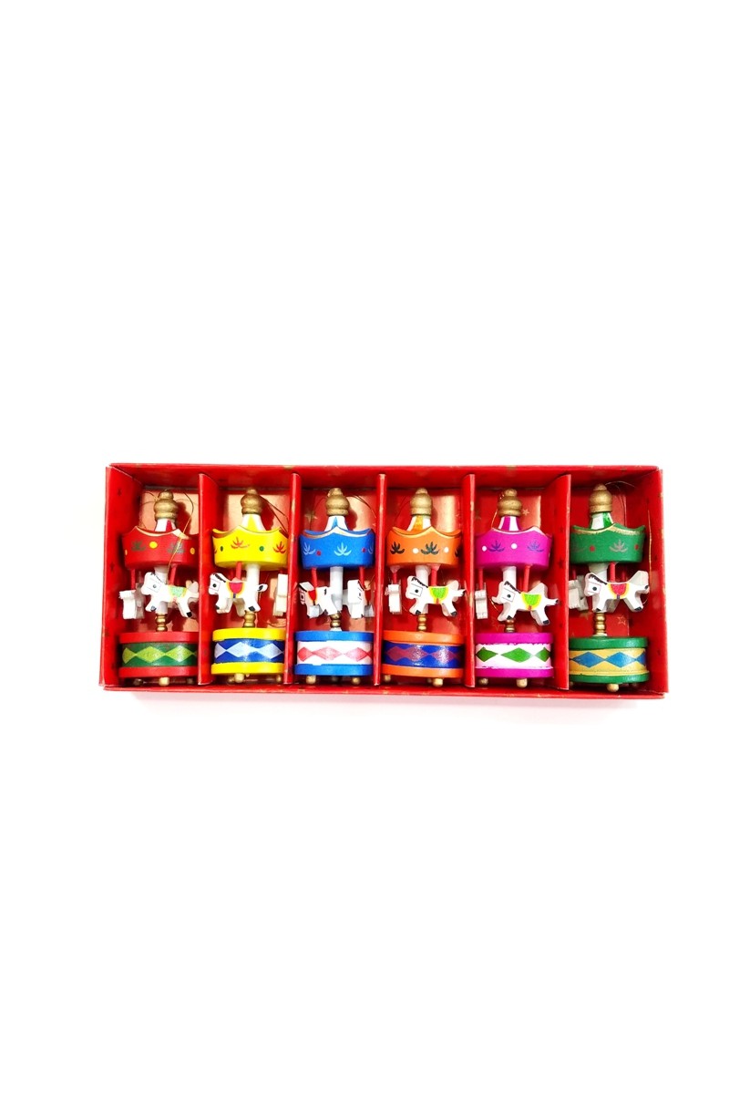 Mini Ahşap 6'lı Atlı Karınca