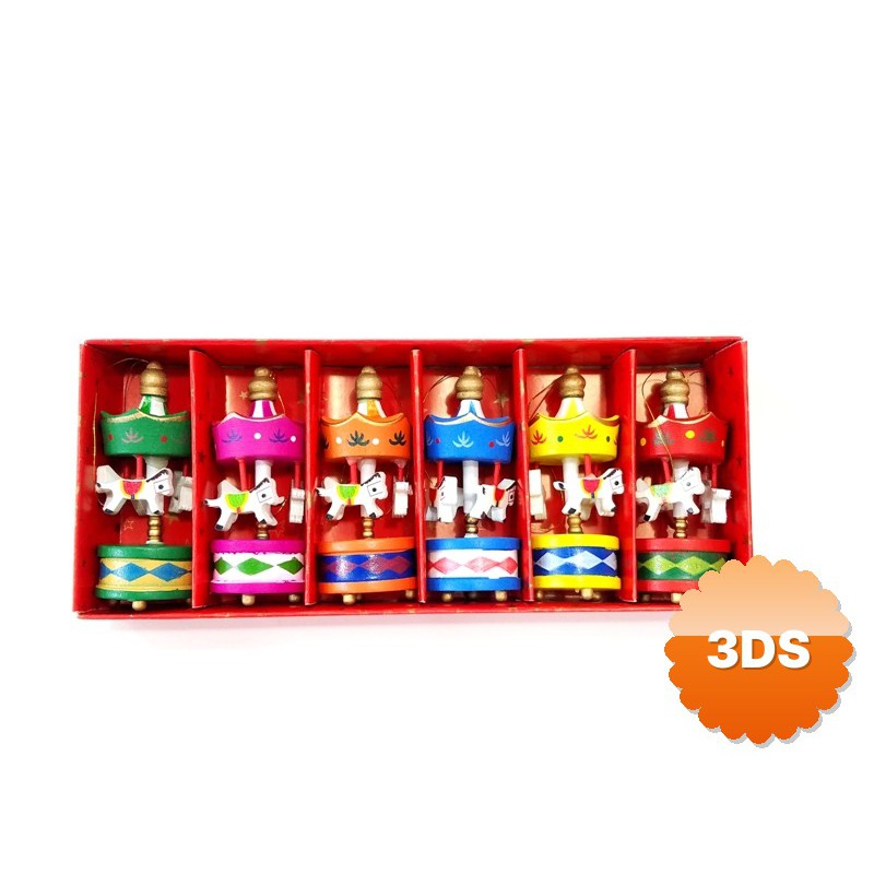 Mini Ahşap 6'lı Atlı Karınca