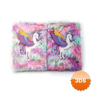 Unicorn Tasarımlı Peluş Hatıra Defteri