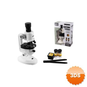 Eğitim ve Deney Mikroskop Seti 100X 400X 1200X LED Aydınlatmalı