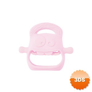 Pembe Bebek Silikon Diş Kaşıyıcı Gıda Sınıfı