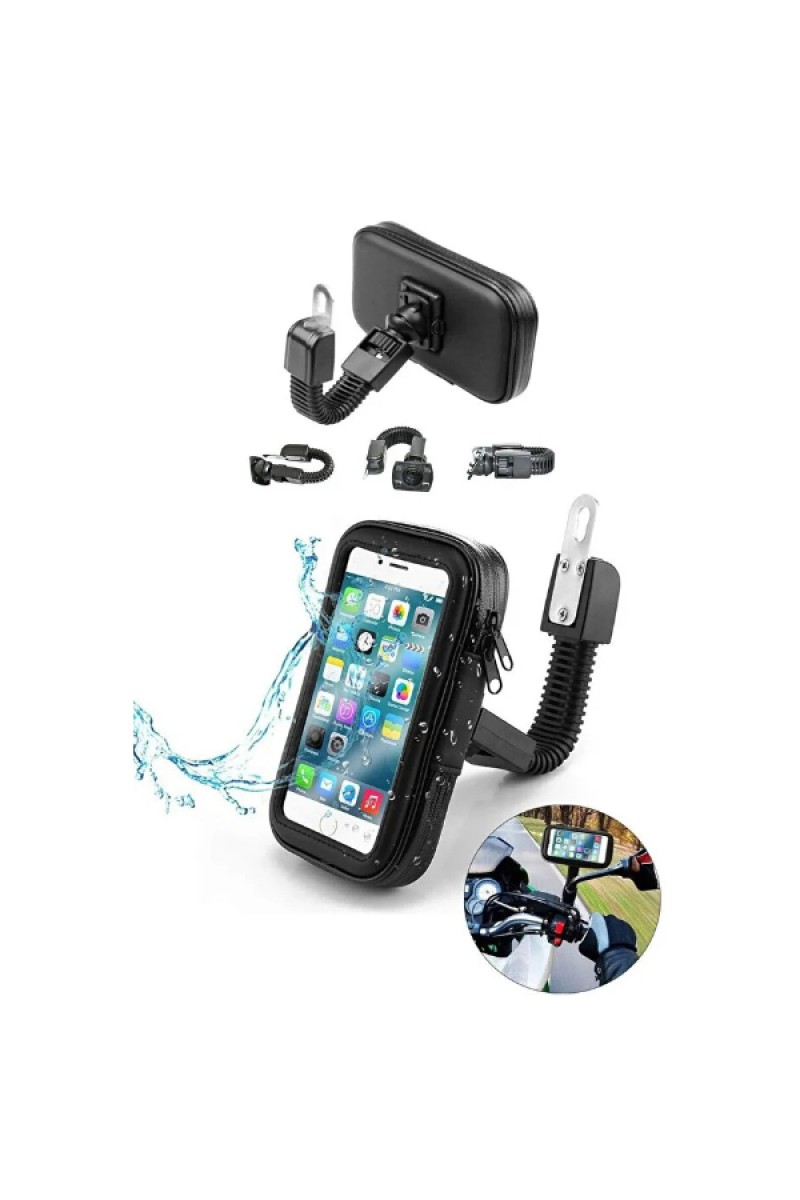 Su Geçirmez Motosiklet Telefon Tutucu