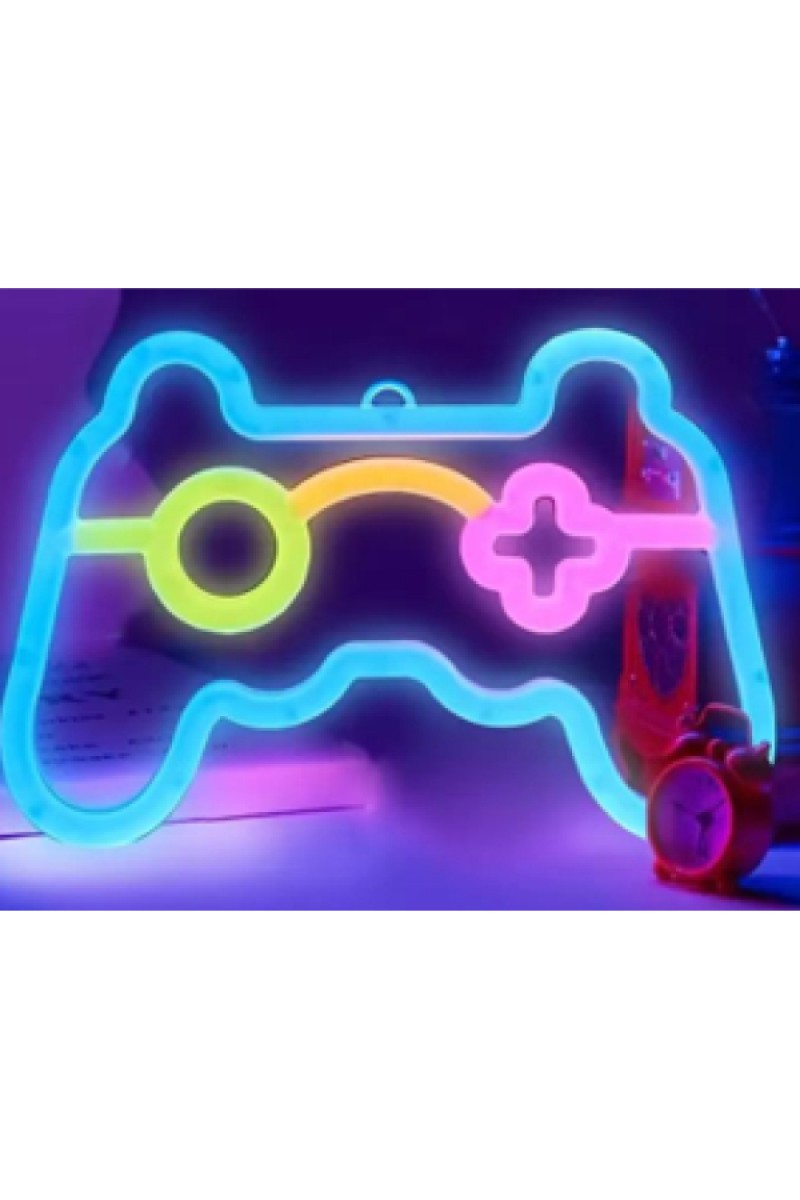 Oyun Konsolu Tasarımlı Neon LED