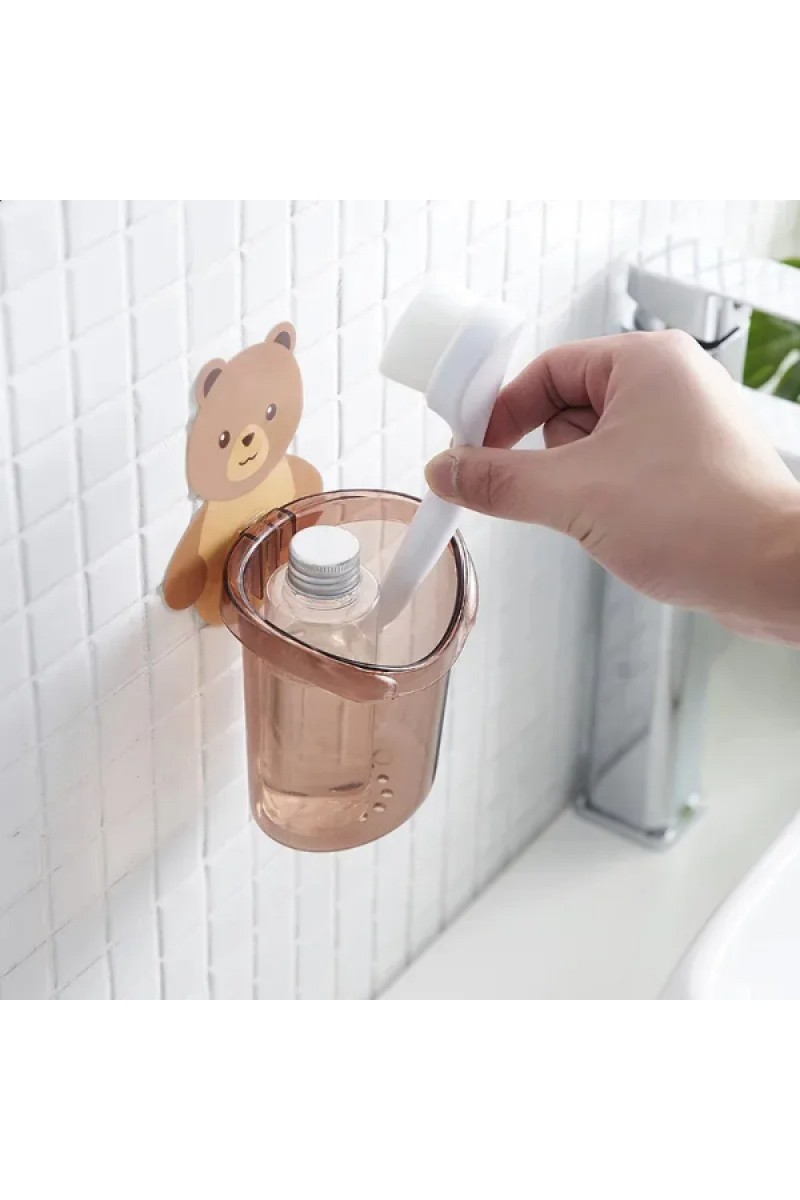 5 Adet - Ayı Figürlü Plastik Organizer