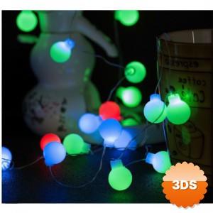 5m 28 LED RGB Işık Şeffaf Kablo Fişli Eklemeli