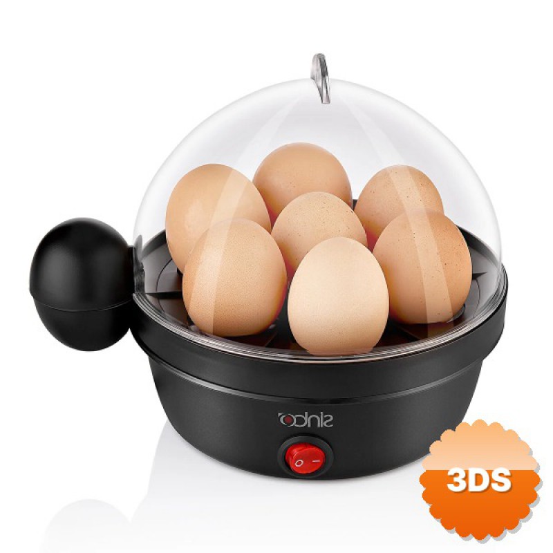 Yumurta Pişirme Makinesi 350W 7 Yumurta Kapasiteli 3 Pişirme Modu