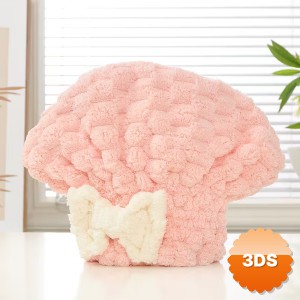 Mikrofiber Örgü Saç Kurutma Bone Havlu