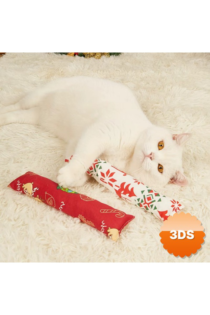 Yılbaşı Konseptli Hışırtılı Bez Kedi Oyuncağı