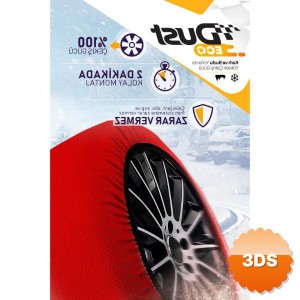 Dust Eco Kar Çorabı 2 Adet Montaj Eldivenli