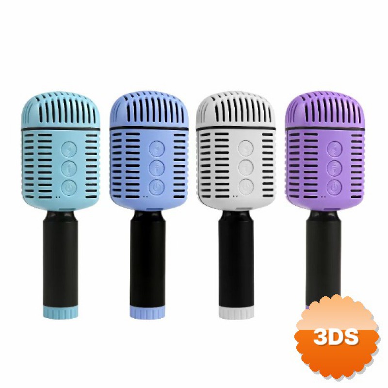 Kablosuz Hoparlörlü Karaoke Mikrofonu Şarjlı Taşınabilir