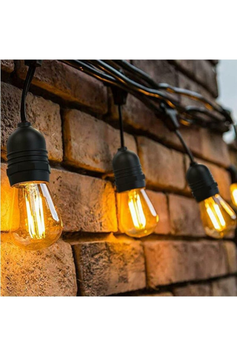 5 Metre 10 Ampul LED Fişli Gün Işığı Dekoratif Kordon Aydınlatma