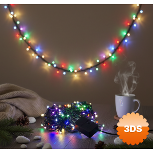 LED Damla Uçlu RGB Dekoratif Işık 10 Metre 100 LED