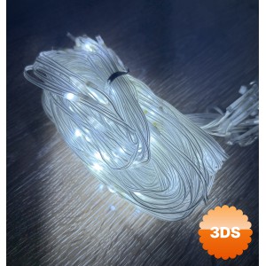 2x2 Perde 192 LED Beyaz Işık 8 Fonksiyonlu