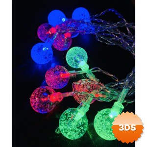 3m 20 Led Kristal Top RGB Pilli