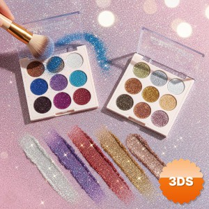 9 Renk Glitter Diamond Far Paleti 2'li Set