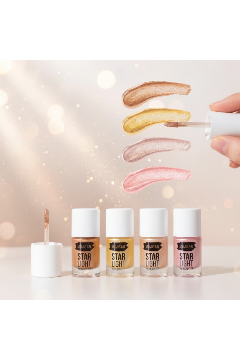 4lü Likit Highlighter Aydınlatıcı Seti Star Moon Sky Sun Light